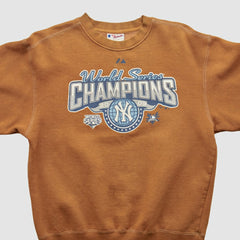 Brown New York Yankees Majestic 2009 Pullover Sweatshirt