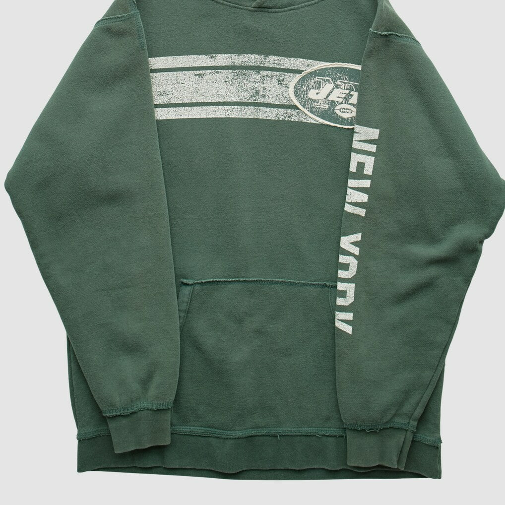 2000s Hooded Pullover Sweatshirt - New York Jets Pullover