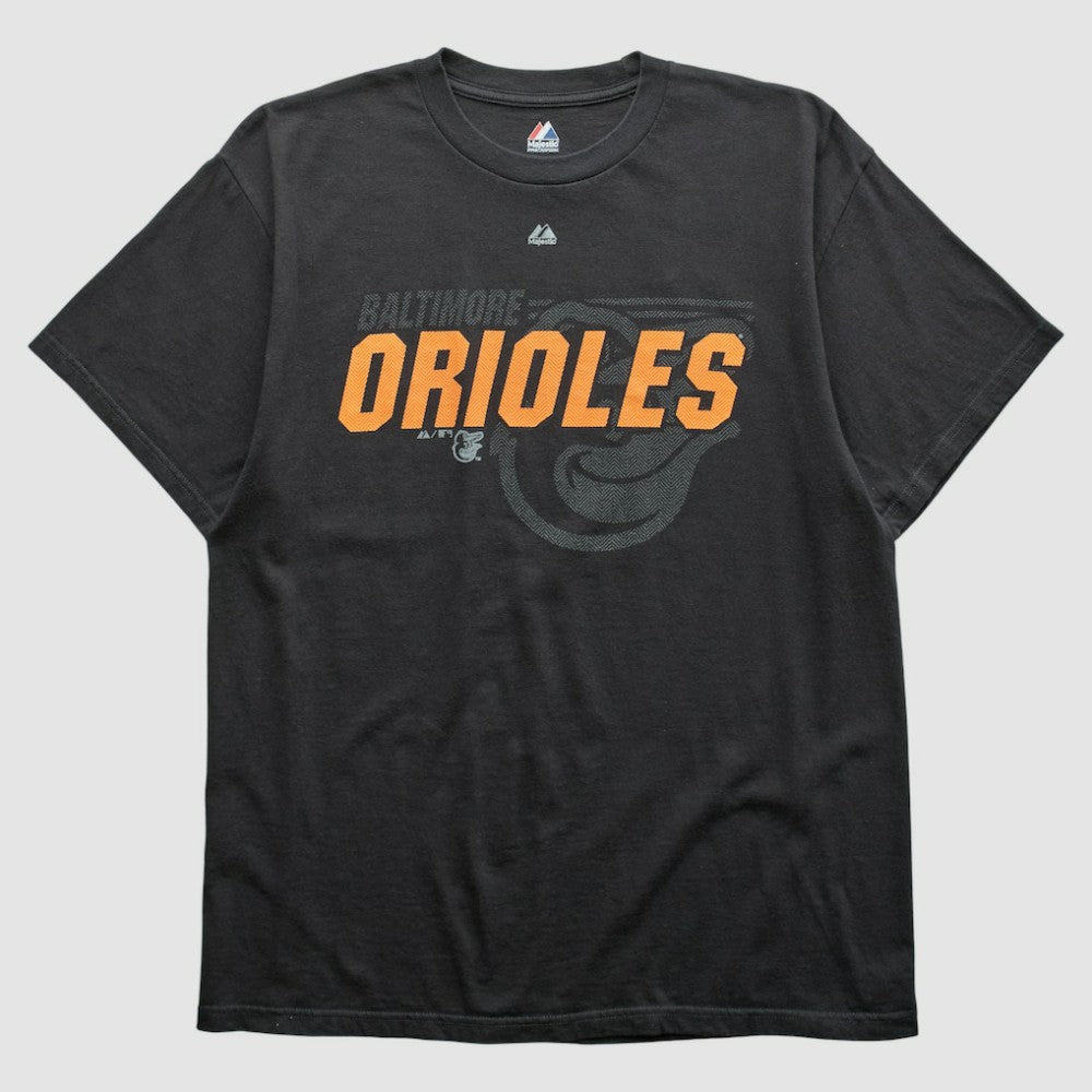 Black Baltimore Orioles Majestic 2000s T-shirt