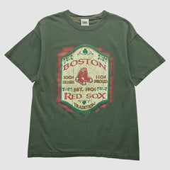 Green Boston Red Sox Lee Apparel 2000s T-shirt