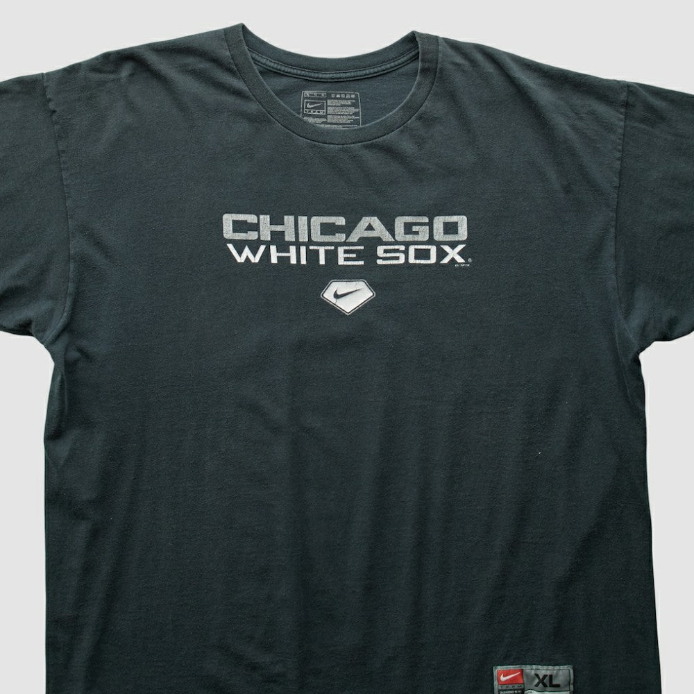 Black Chicago White Sox Nike 2000s T-shirt