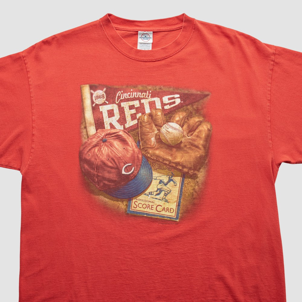 Red Cincinnati Reds 2000s T-shirt