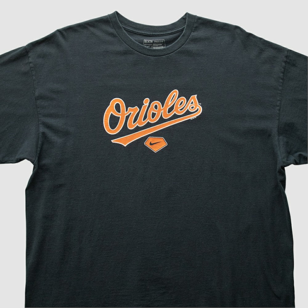 Black Baltimore Orioles Nike 2000s T-shirt