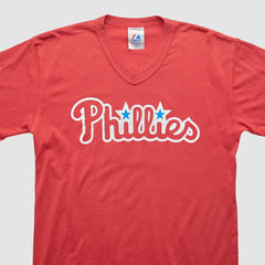 Red Philadelphia Phillies Majestic 2000s T-shirt
