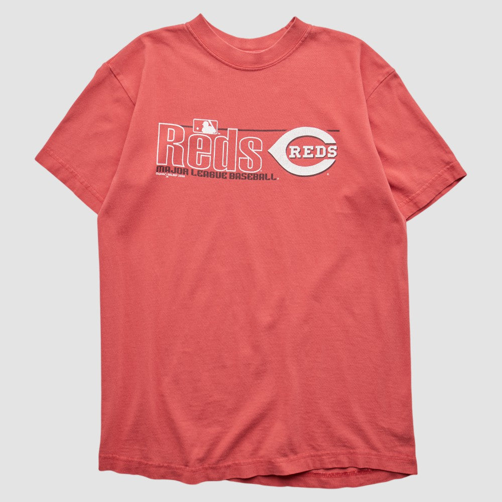 Red Cincinnati Reds Majestic 2000 T-shirt