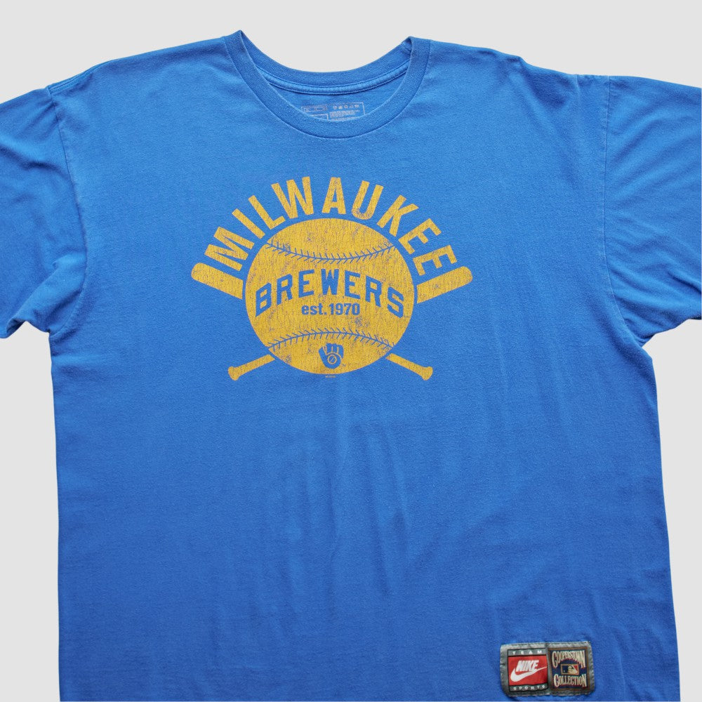 Blue Milwaukee Brewers Nike 2000s T-shirt