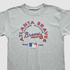 Heather Gray Atlanta Braves Crable Sportswear 1997 T-shirt