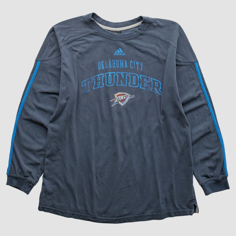 Adidas Oklahoma City Thunder 2010s Long Sleeve T-shirt