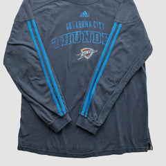 Adidas Oklahoma City Thunder 2010s Long Sleeve T-shirt