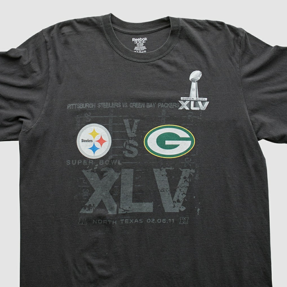 Superbowl XLV Reebok 2011 Long Sleeve T-shirt - Pittsburgh Steelers T-shirts