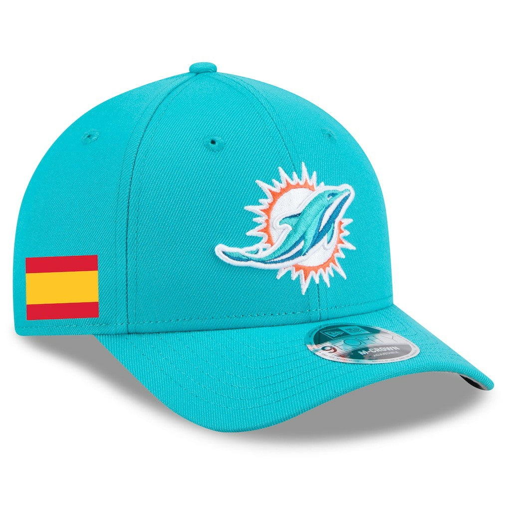 Spain Side Patch 9FORTY M-Crown Adjustable Hat - Miami Dolphins Hats