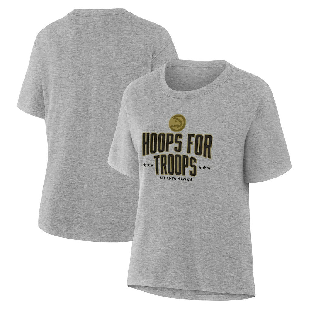 Atlanta Hawks Women's Hoops For Troops T-Shirt
