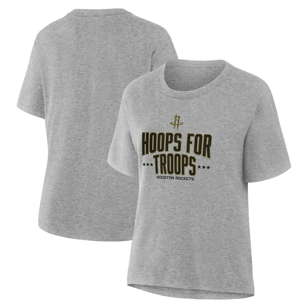 Houston Rockets Women's Hoops For Troops T-Shirt