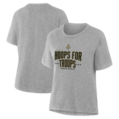 Houston Rockets Women's Hoops For Troops T-Shirt