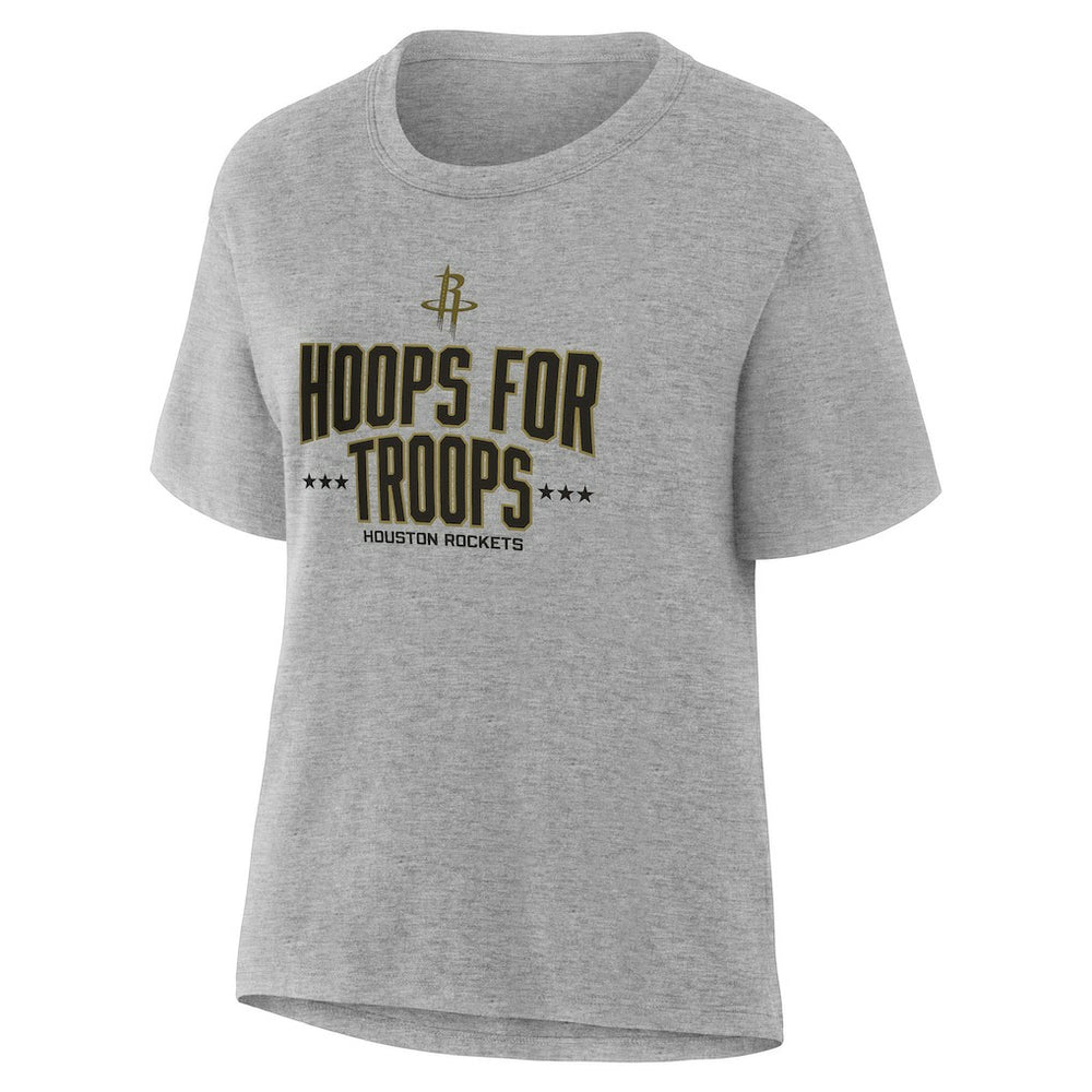 Houston Rockets Women's Hoops For Troops T-Shirt