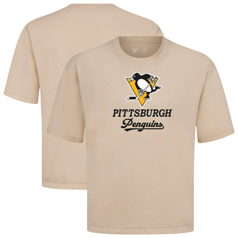 NHL Pittsburgh Penguins Levelwear Team Surge Luxe Signature Knit T-Shirt