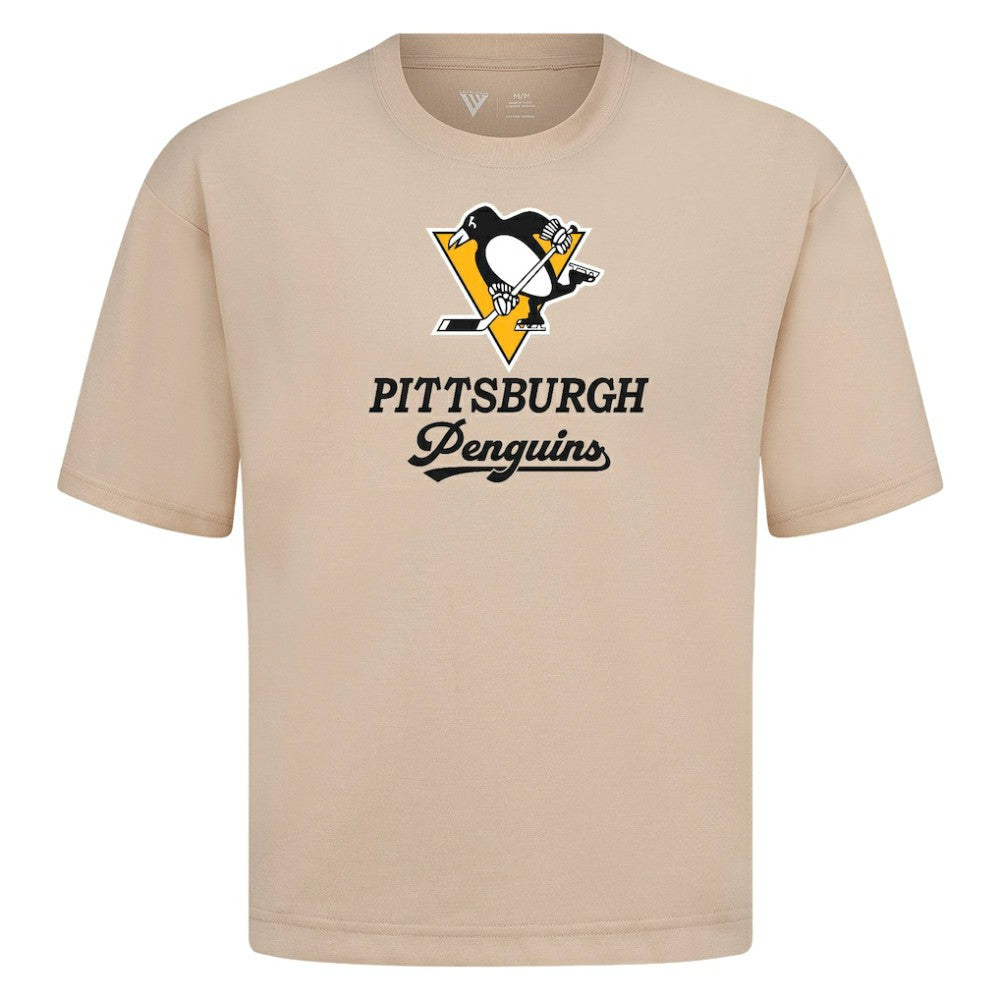 NHL Pittsburgh Penguins Levelwear Team Surge Luxe Signature Knit T-Shirt