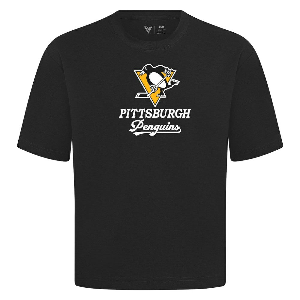 NHL Pittsburgh Penguins Levelwear Team Surge Luxe Signature Knit T-Shirt