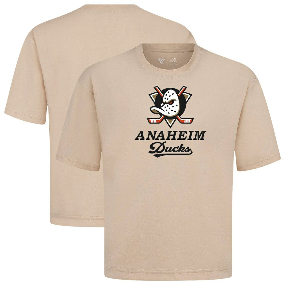 NHL Anaheim Ducks Levelwear Team Surge Luxe Signature Knit T-Shirt