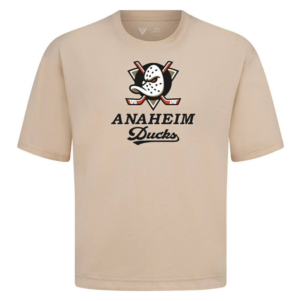 NHL Anaheim Ducks Levelwear Team Surge Luxe Signature Knit T-Shirt