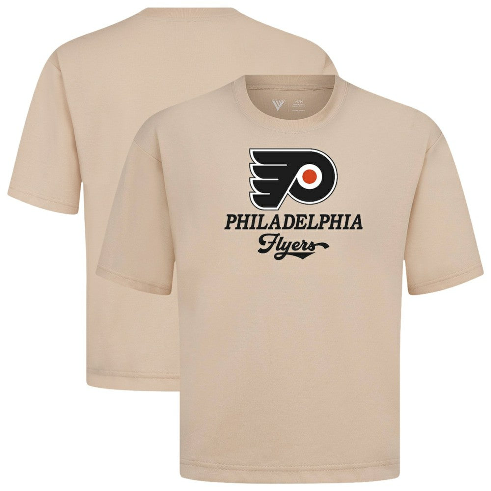NHL Philadelphia Flyers Levelwear Team Surge Luxe Signature Knit T-Shirt