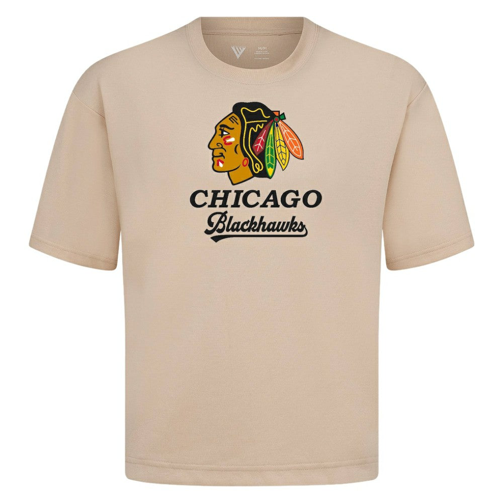 NHL Chicago Blackhawks Levelwear Team Surge Luxe Signature Knit T-Shirt