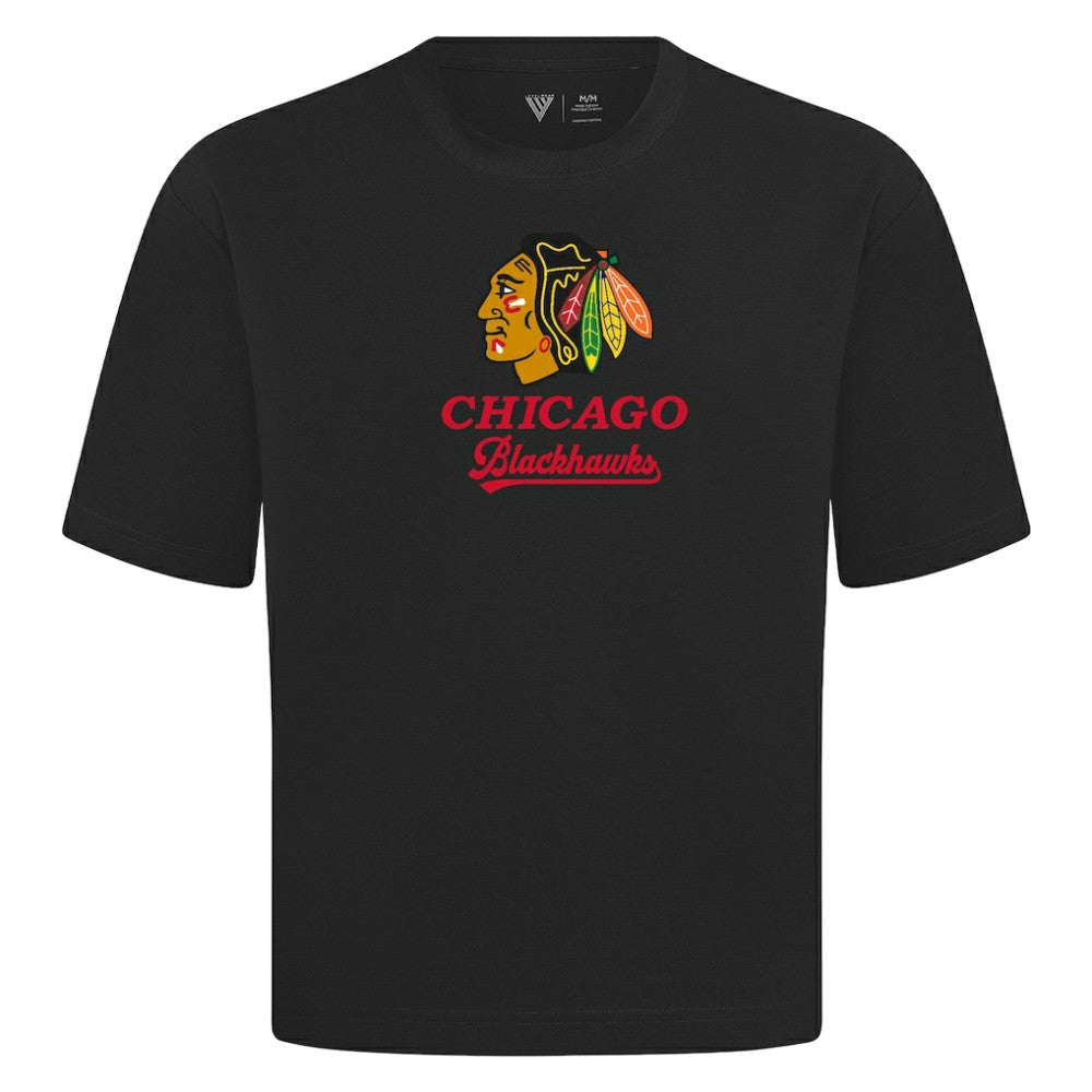 NHL Chicago Blackhawks Levelwear Team Surge Luxe Signature Knit T-Shirt