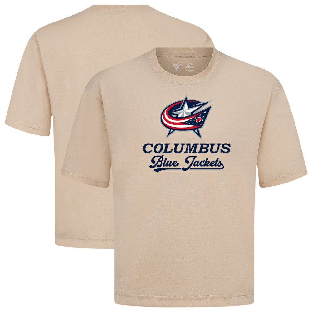 NHL Columbus Blue Jackets Levelwear Team Surge Luxe Signature Knit T-Shirt