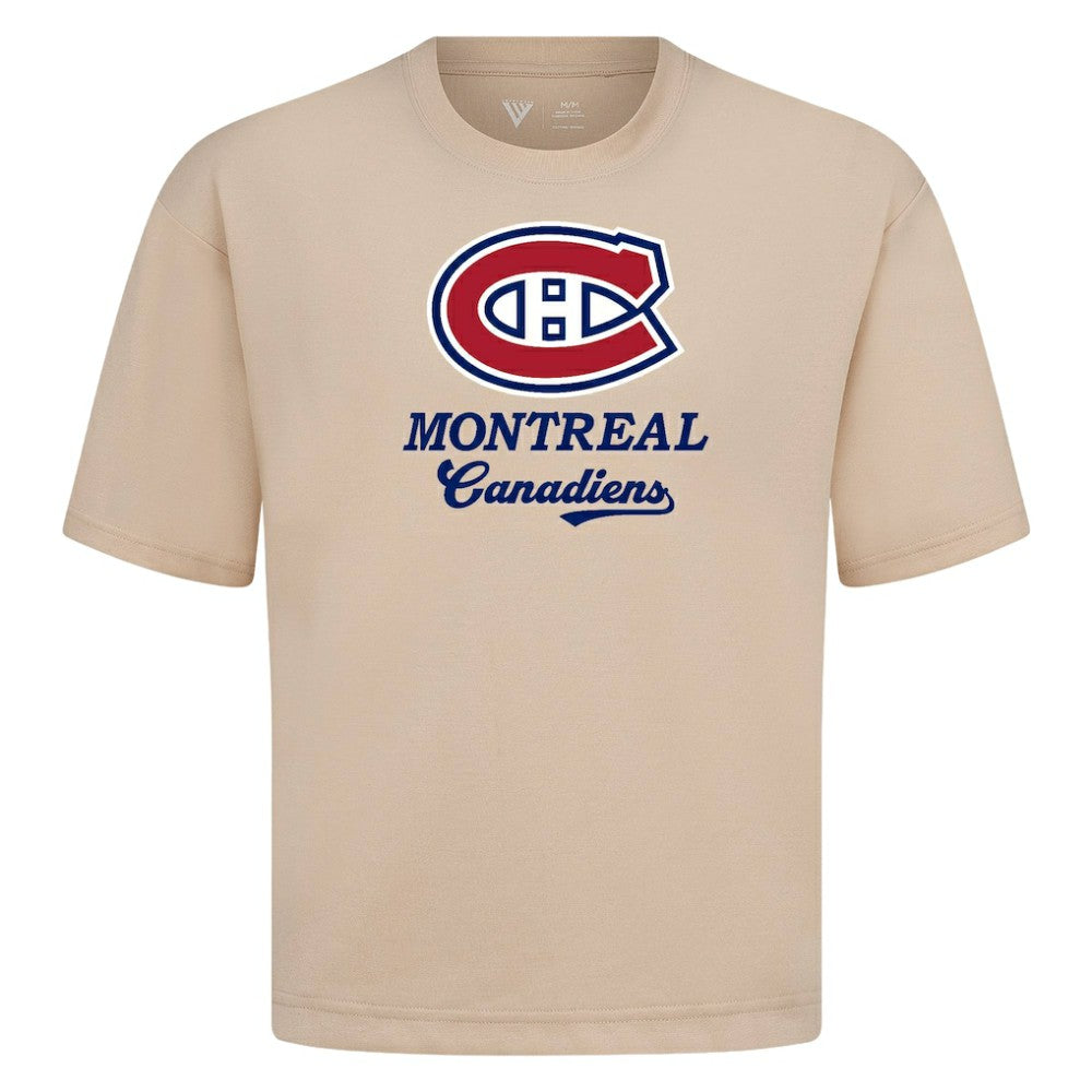 NHL Montreal Canadiens Levelwear Team Surge Luxe Signature Knit T-Shirt