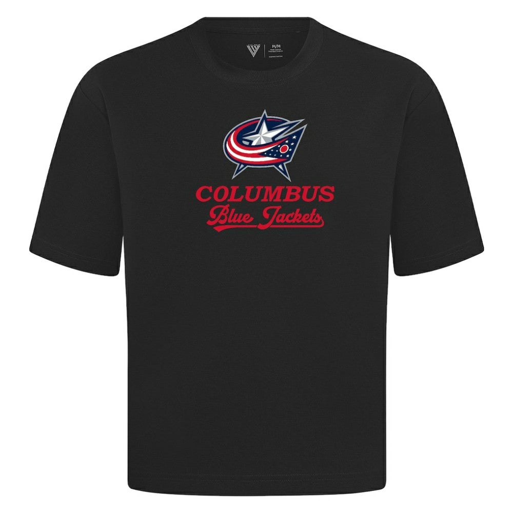 NHL Columbus Blue Jackets Levelwear Team Surge Luxe Signature Knit T-Shirt