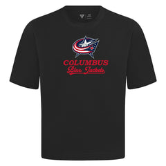 NHL Columbus Blue Jackets Levelwear Team Surge Luxe Signature Knit T-Shirt
