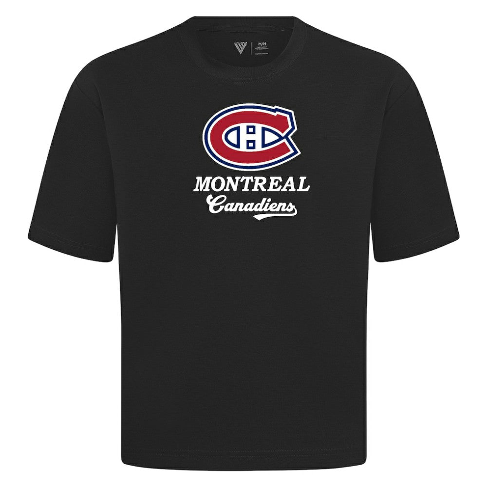 NHL Montreal Canadiens Levelwear Team Surge Luxe Signature Knit T-Shirt