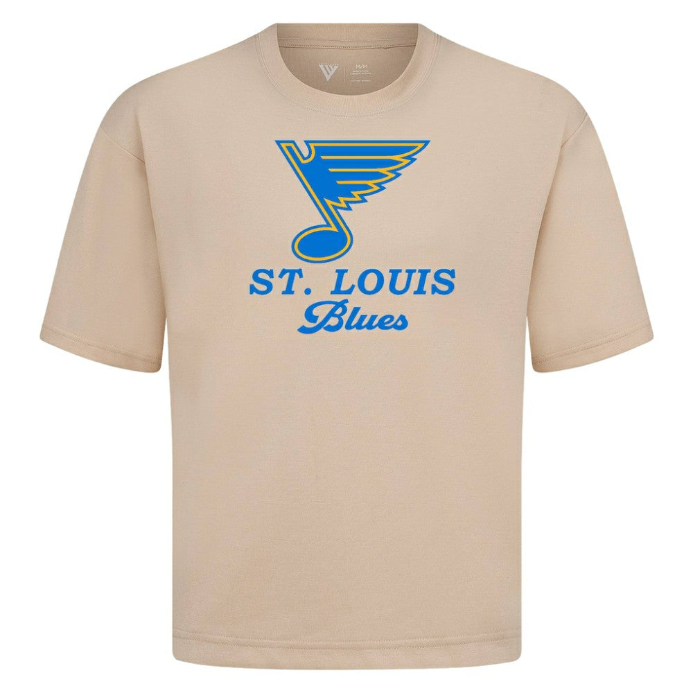 NHL St. Louis Blues Levelwear Team Surge Luxe Signature Knit T-Shirt