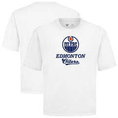 NHL Edmonton Oilers Levelwear Team Surge Luxe Signature Knit T-Shirt