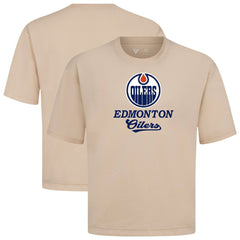 NHL Edmonton Oilers Levelwear Team Surge Luxe Signature Knit T-Shirt
