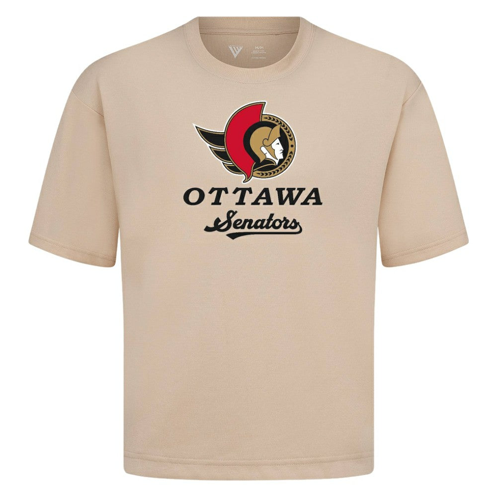 NHL Ottawa Senators Levelwear Team Surge Luxe Signature Knit T-Shirt