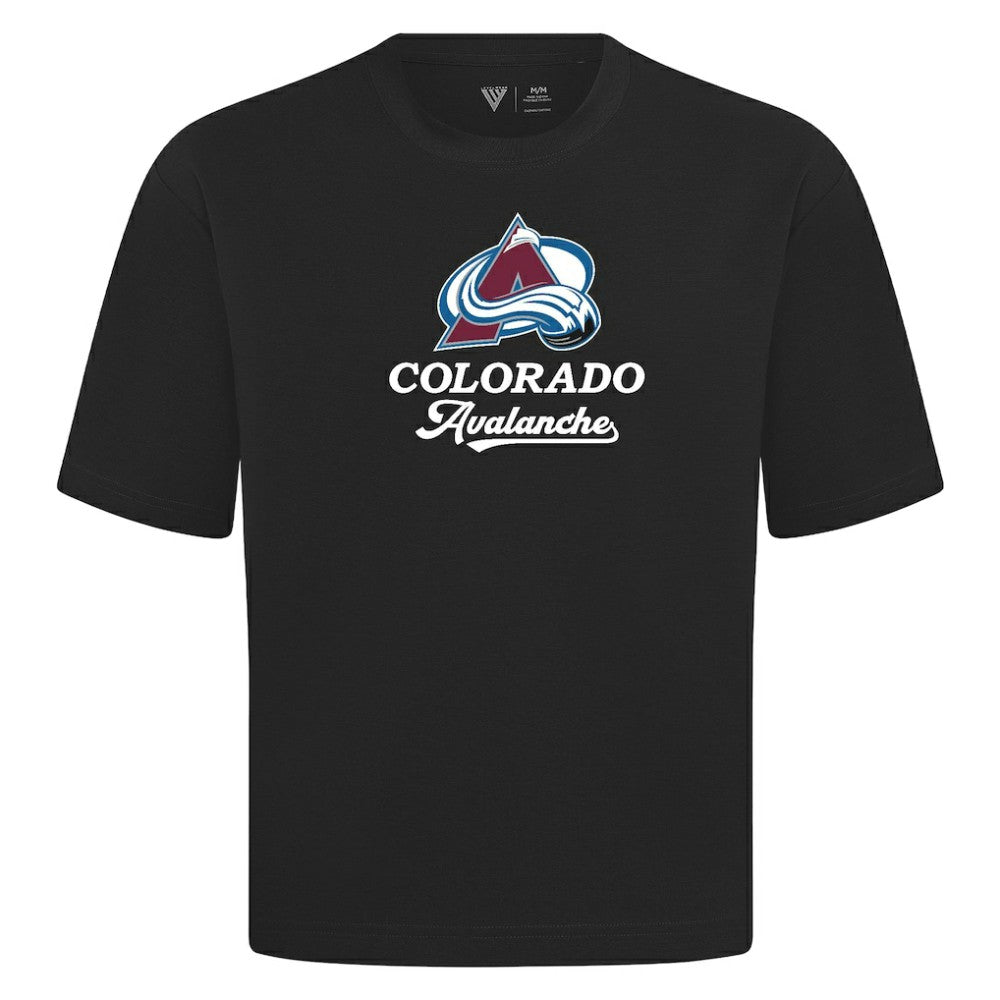 NHL Colorado Avalanche Levelwear Team Surge Luxe Signature Knit T-Shirt