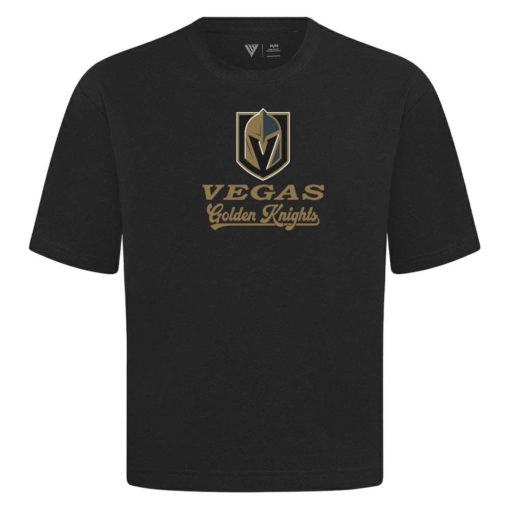NHL Vegas Golden Knights Levelwear Team Surge Luxe Signature Knit T-Shirt