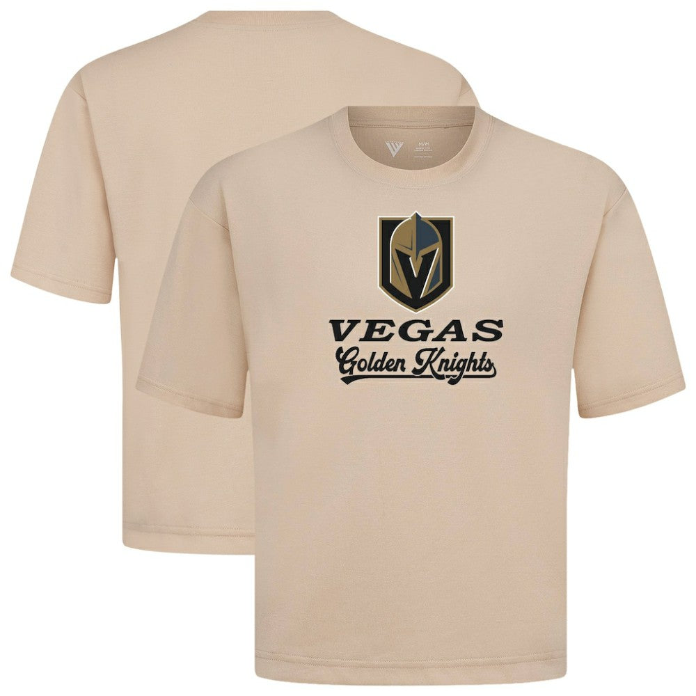 NHL Vegas Golden Knights Levelwear Team Surge Luxe Signature Knit T-Shirt