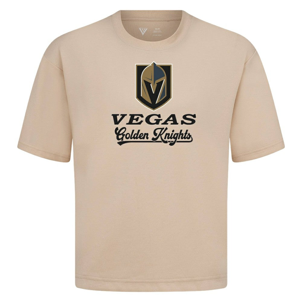 NHL Vegas Golden Knights Levelwear Team Surge Luxe Signature Knit T-Shirt