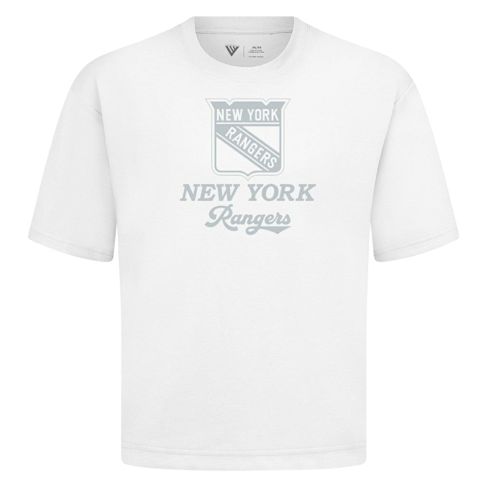 NHL New York Rangers Levelwear Shadow Surge Luxe Signature Knit T-Shirt