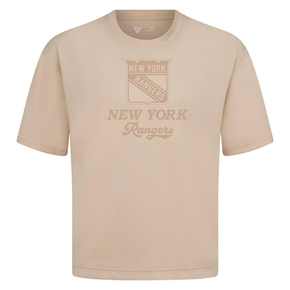 NHL New York Rangers Levelwear Shadow Surge Luxe Signature Knit T-Shirt