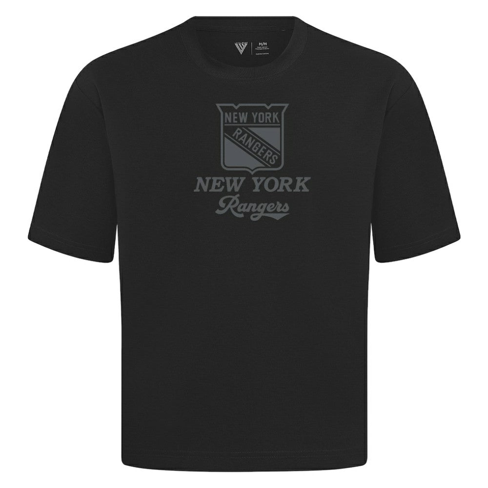 NHL New York Rangers Levelwear Shadow Surge Luxe Signature Knit T-Shirt