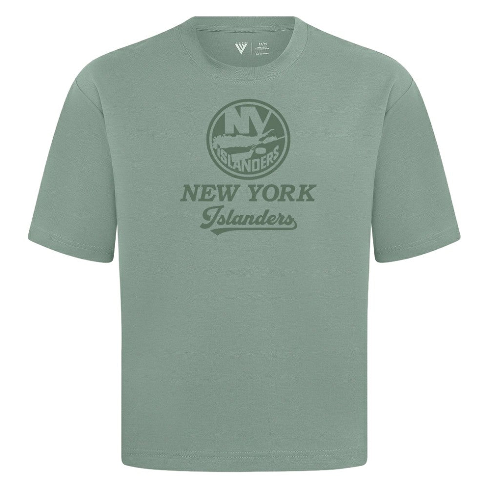 NHL New York Islanders Levelwear Shadow Surge Luxe Signature Knit T-Shirt