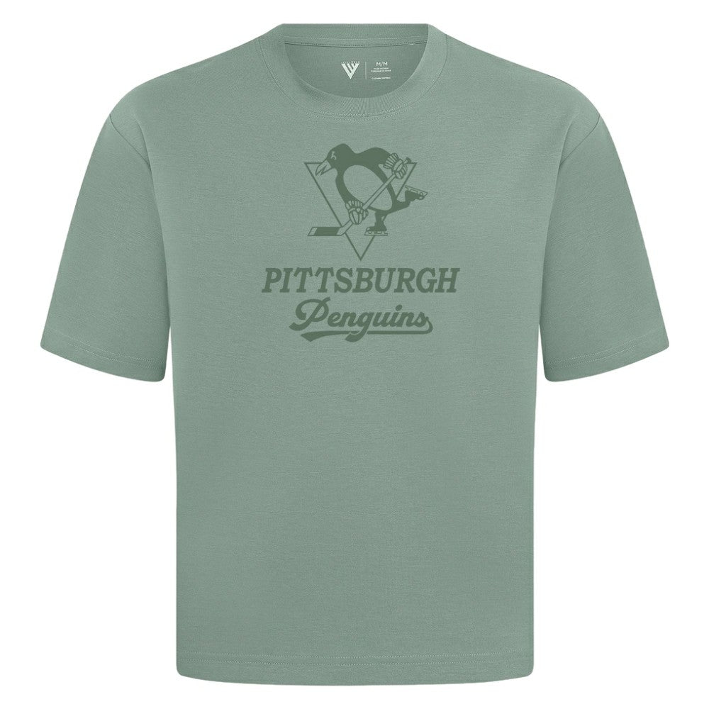 NHL Pittsburgh Penguins Levelwear Shadow Surge Luxe Signature Knit T-Shirt