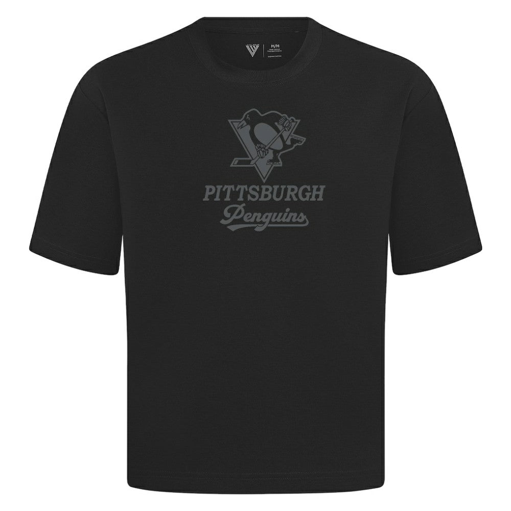 NHL Pittsburgh Penguins Levelwear Shadow Surge Luxe Signature Knit T-Shirt
