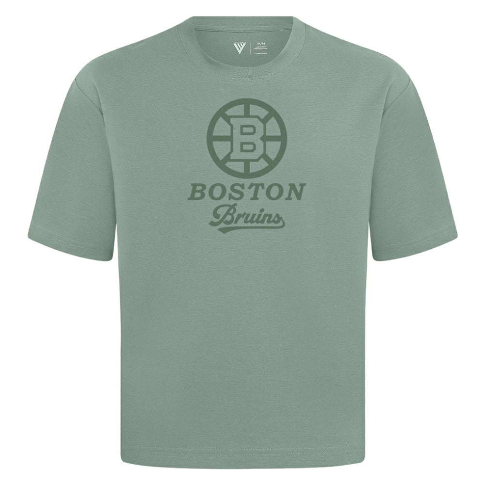 NHL Boston Bruins Levelwear Shadow Surge Luxe Signature Knit T-Shirt