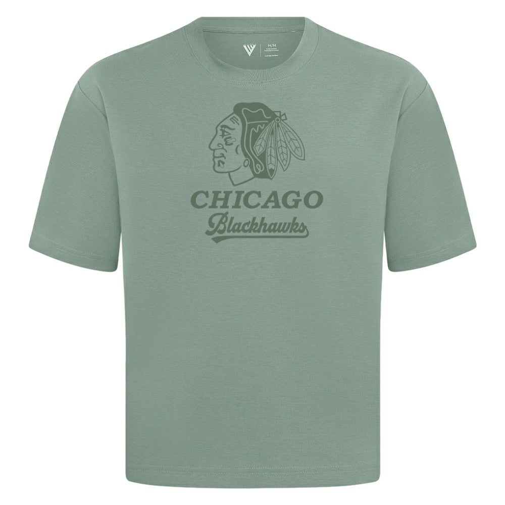 NHL Chicago Blackhawks Levelwear Shadow Surge Luxe Signature Knit T-Shirt