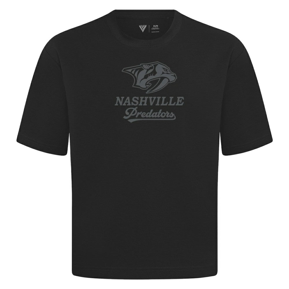 NHL Nashville Predators Levelwear Shadow Surge Luxe Signature Knit T-Shirt