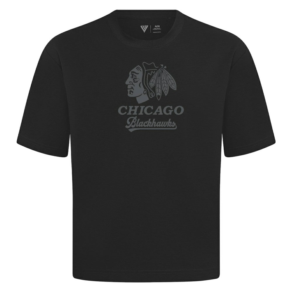 NHL Chicago Blackhawks Levelwear Shadow Surge Luxe Signature Knit T-Shirt